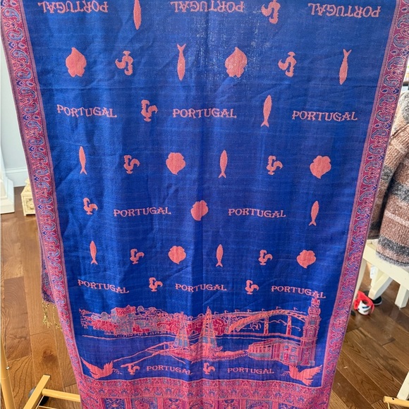 Colorful Portugal Themed Scarf - Picture 9 of 11